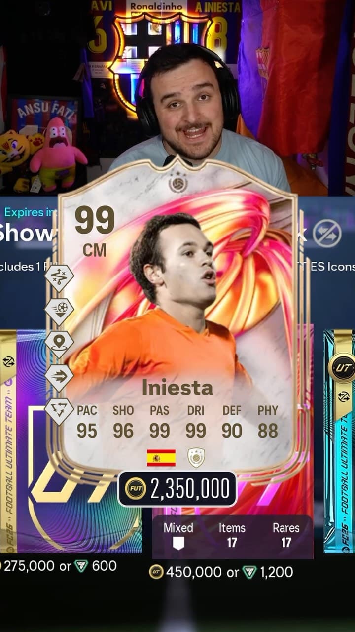 BARÇA FAN HUNTS FOR NEW 99 INIESTA!!! 🇪🇸🔥