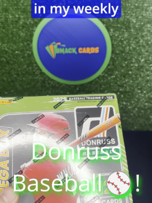 Weekly RIp 4- A 2026 Donruss Baseball Mega Box #tradingcards #sportscards #whodoyoucollect #unboxing #collectibles #cardbreaks #cards #baseb