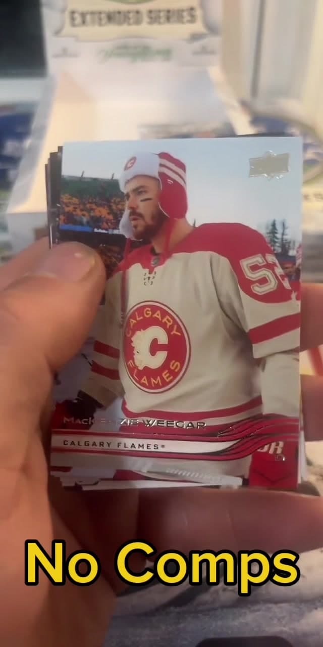Sweet out door variation in these 3 packs of 2025-26 Upper Deck Extended Series!! #fyp #upperdeck #upperdeckhockey #hockeycards #hockeycardo