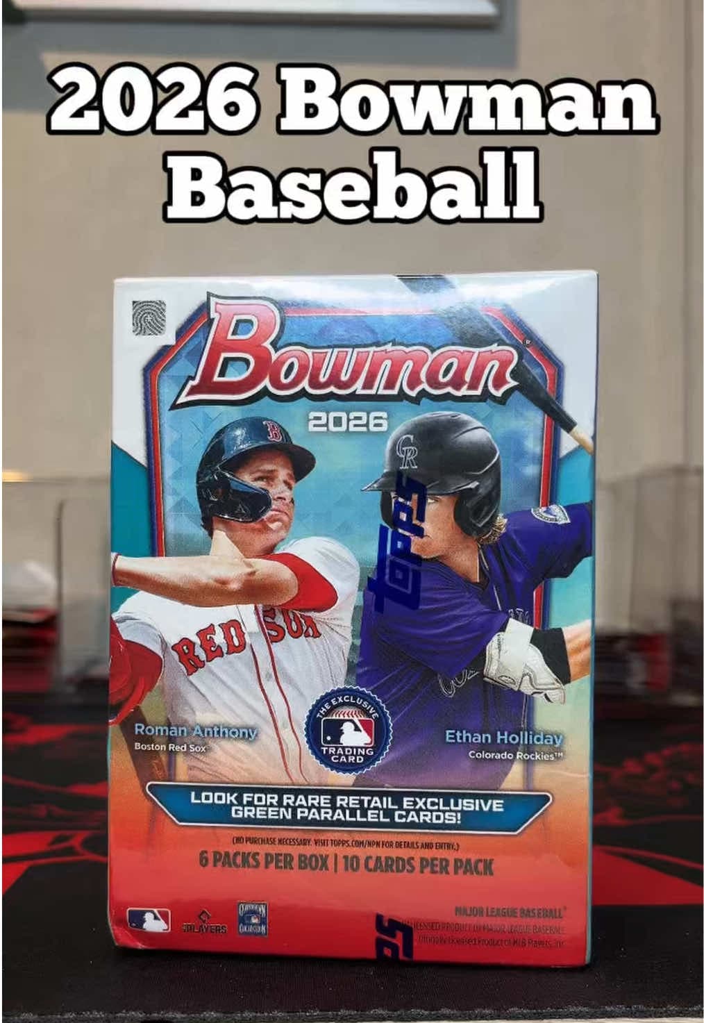 2026 Bowman Baseball Blaster Box How has your Bowman luck been?👇 #bowmanchrome #bowman #bowmanbaseball #baseballcards #sportscards
