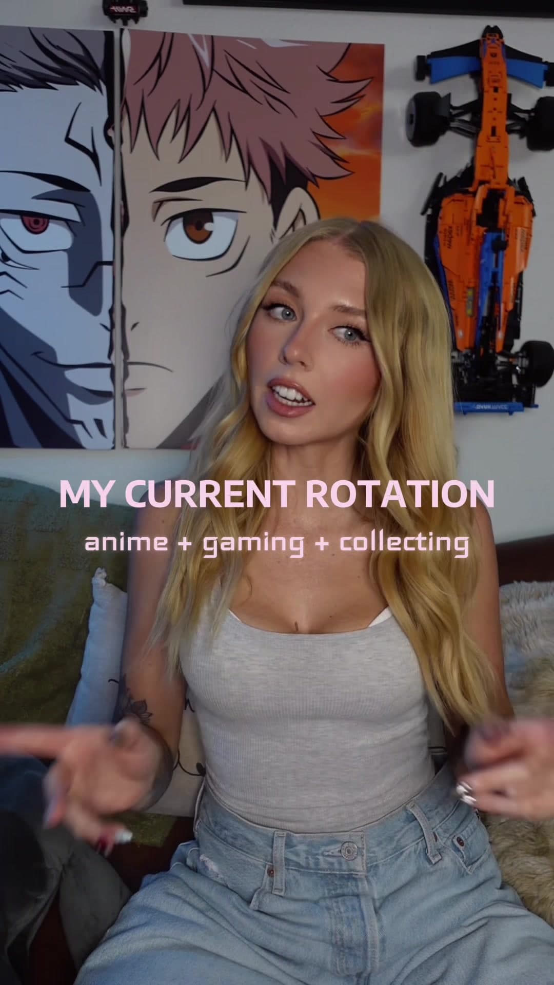 my current obsessions. anime: naruto gaming: marvel rivals collecting: anime cards #anime #animegirl #cardcollector #gamergirl #nerdshit