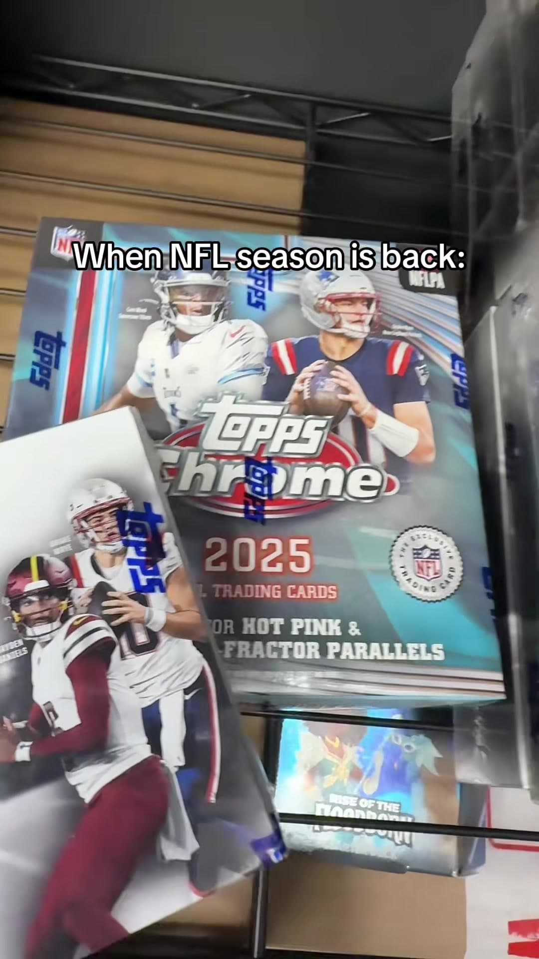 Topps chrome mega box restock!! #nfl #tcg #toppschrome #toppsfootball