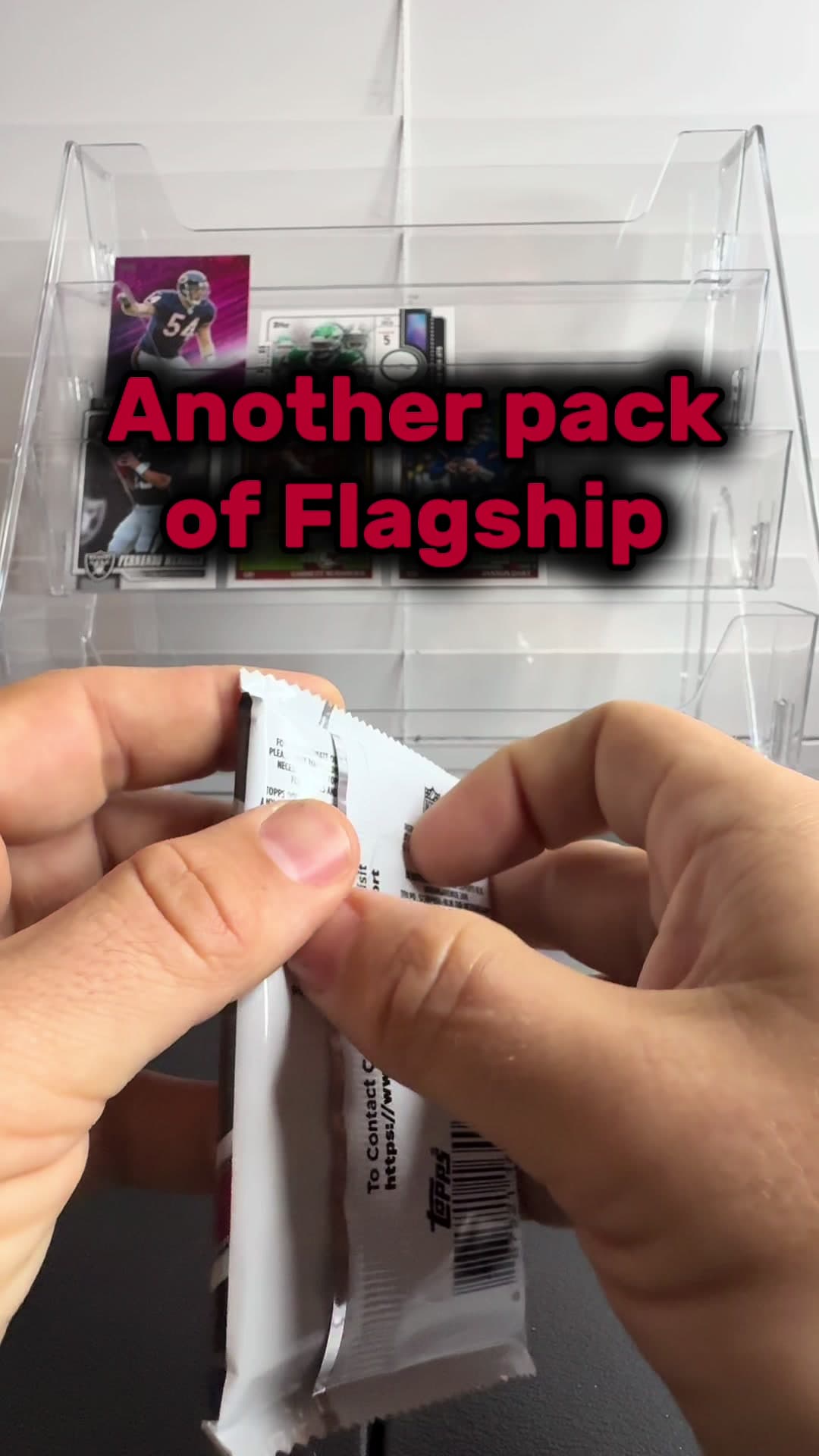 Comment a picture of your biggest card pulled from Flagship!!! #sportscards #nfl #footballtiktok #topps #sportscards