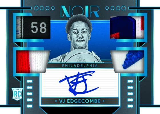 V.J. Edgecombe Rookie Patch Autograph