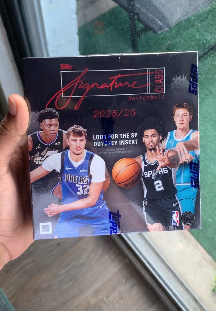 2025-26 Topps Signature Class Mega Box! Rookie #’d /275! #sportscards #hobby #nba #basketball #topps