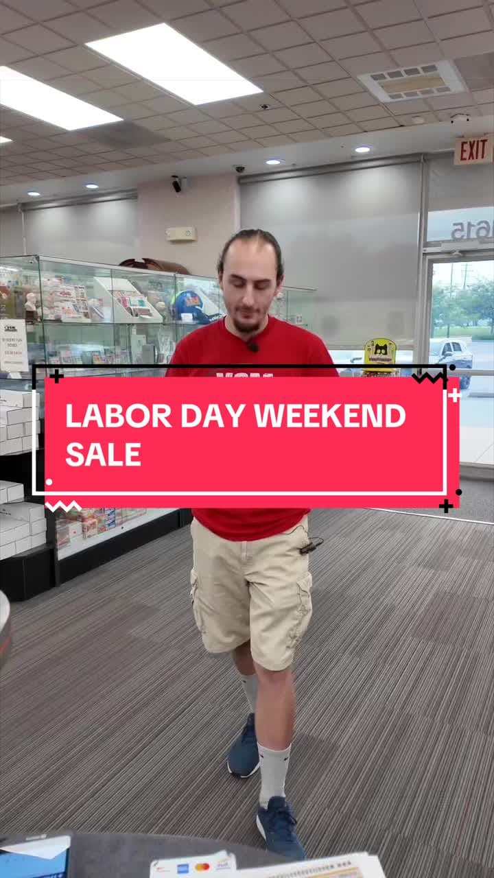 LABOR DAY WEEKEND SALE 🔥 5% off singles totaling $100-$299 10% off singles totaling >$300. Looking forward to seeing you all here! #card