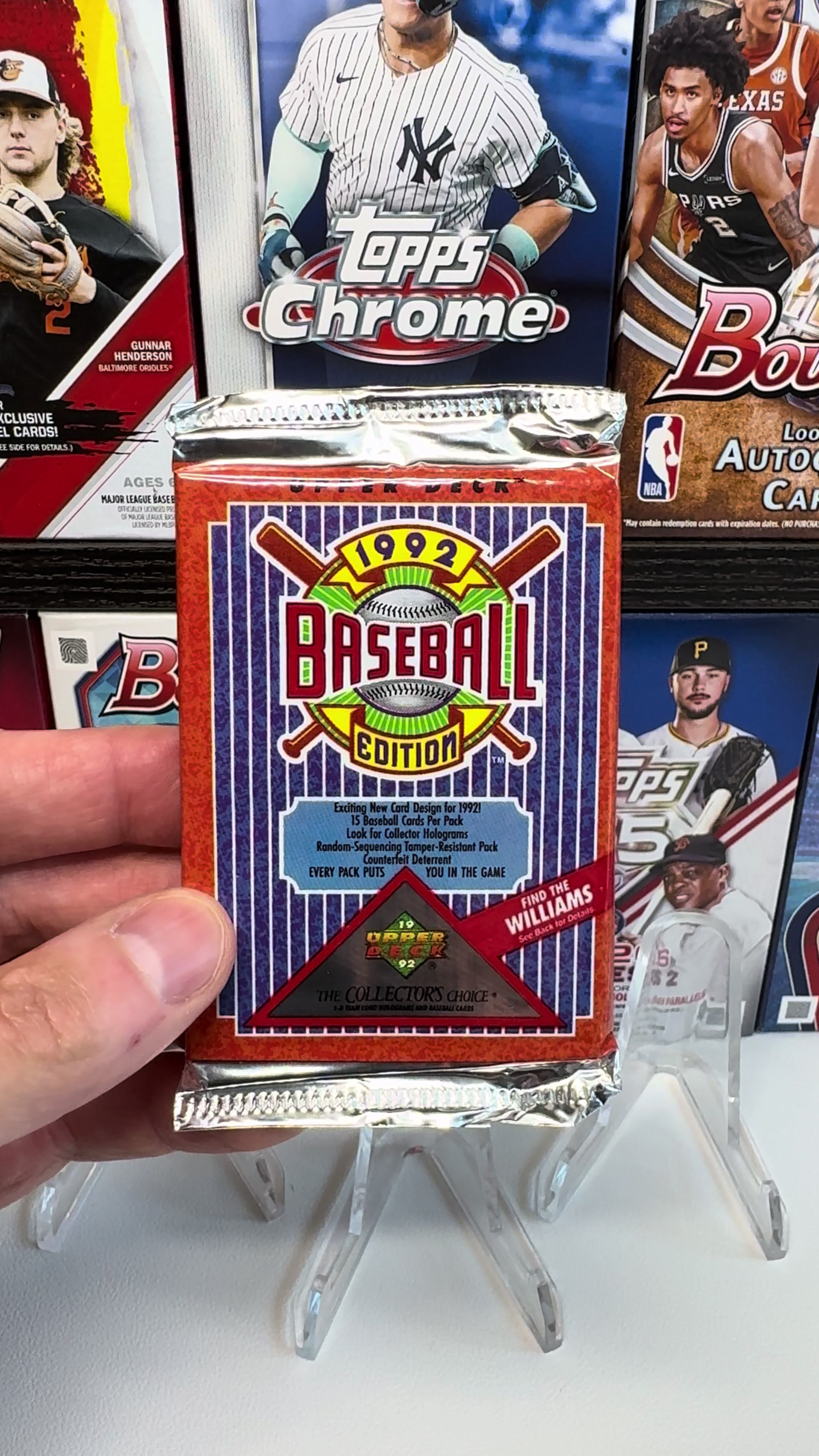 1992 Upper Deck Baseball! #sportscards #thehobby
#tradingcards #topps #panini