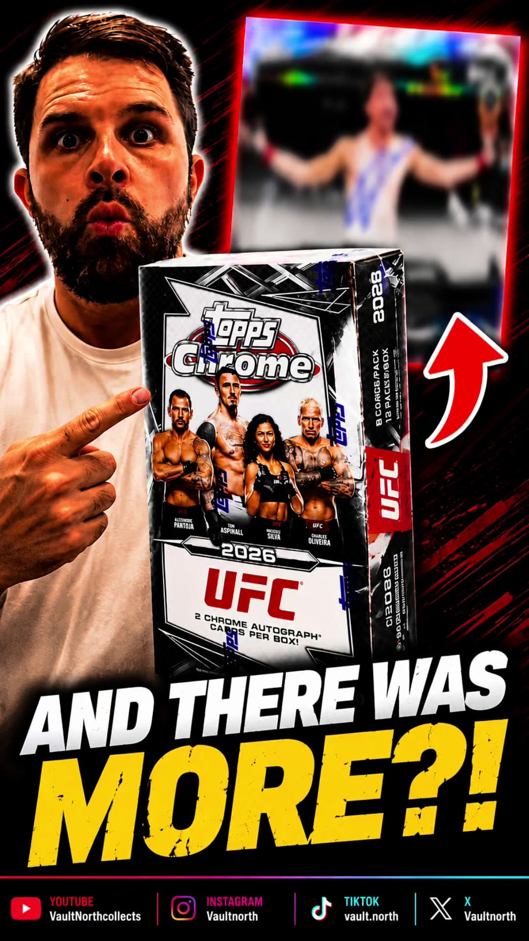 2026 Topps Chrome UFC Hobby Box opening 👀 This box kept hitting numbered UFC cards, two /50s and an auto and we STILL hadn’t pulled the bes