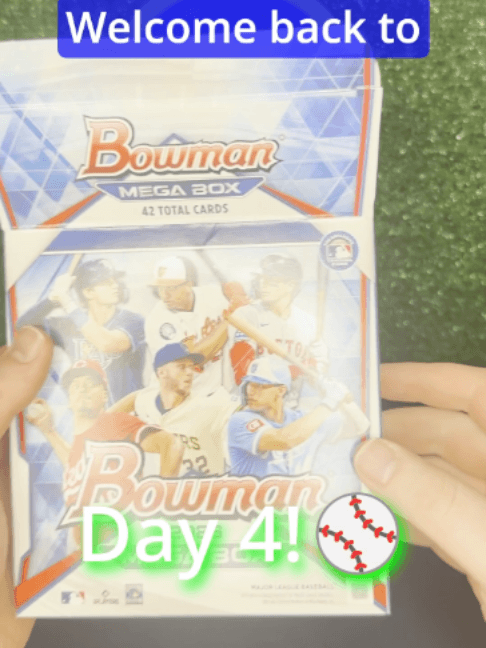 Ripping 2 2026 Bowman Baseball Mega Boxes Day 4 #tradingcards #sportscards #whodoyoucollect #unboxing #collectibles #cardbreaks #baseball #m