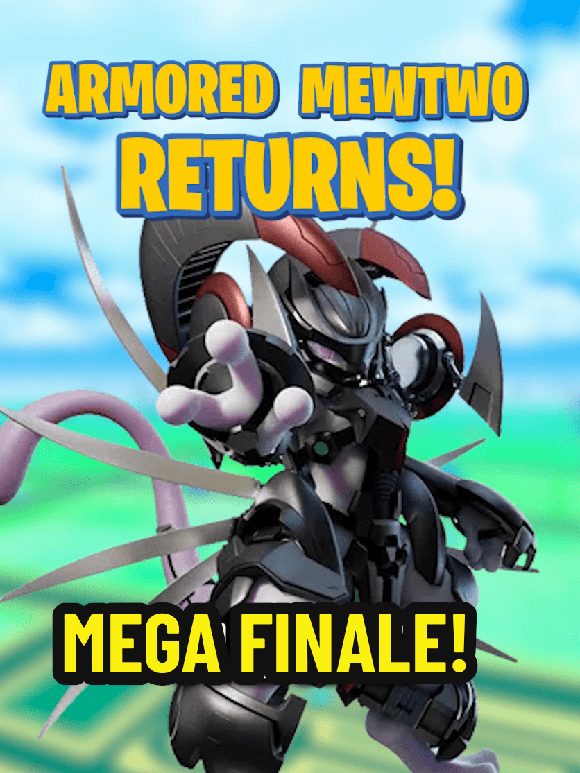 Armored Mewtwo is back in 5 Star Raids this weekend in Pokemon GO on September 5th and 6th from 10am to 6pm local time! Do you already have