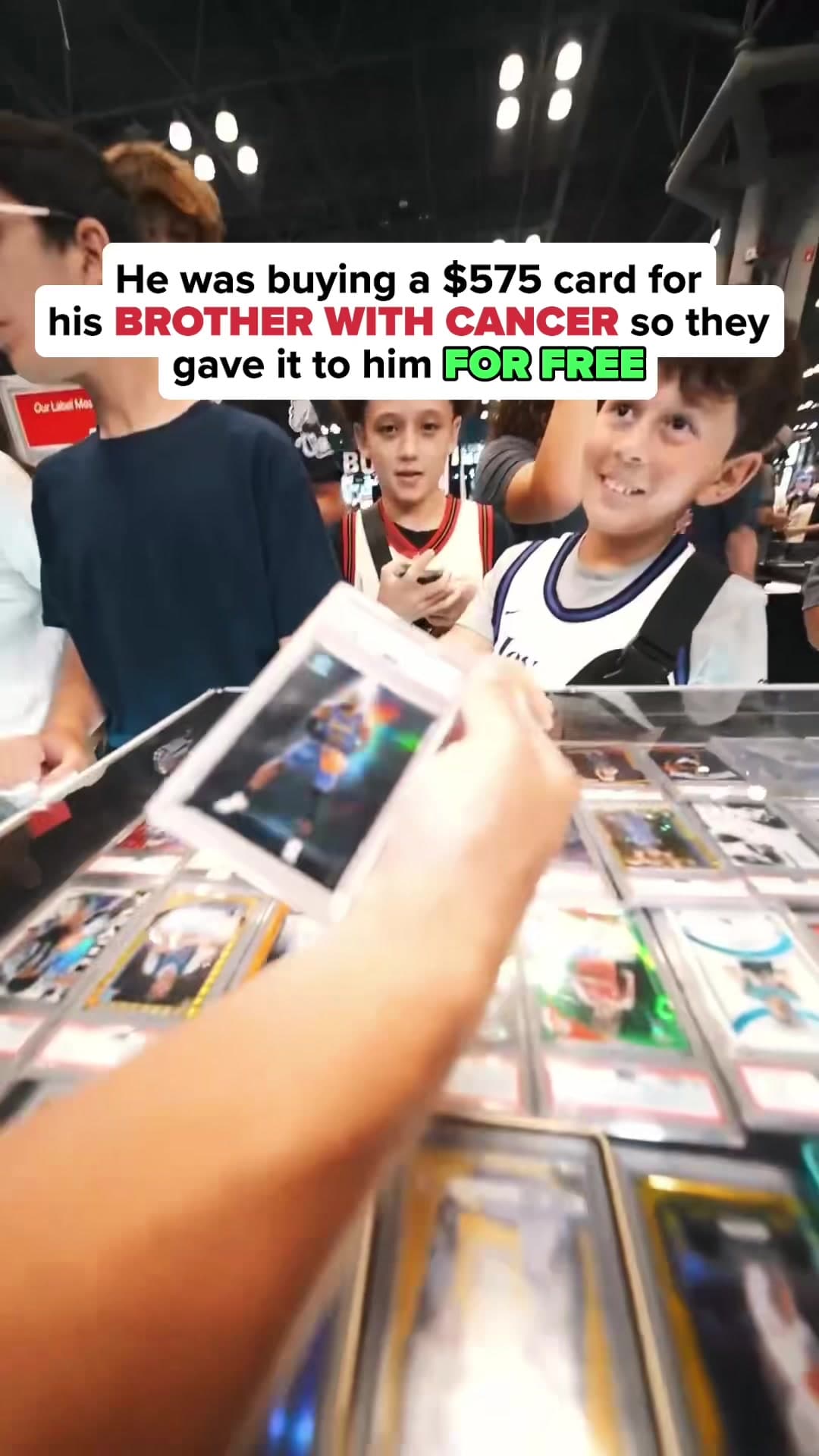 He was buying a $575 card for his brother with cancer, so they gave it to him free. Follow @BackyardBreaks and click the link in bio to watc