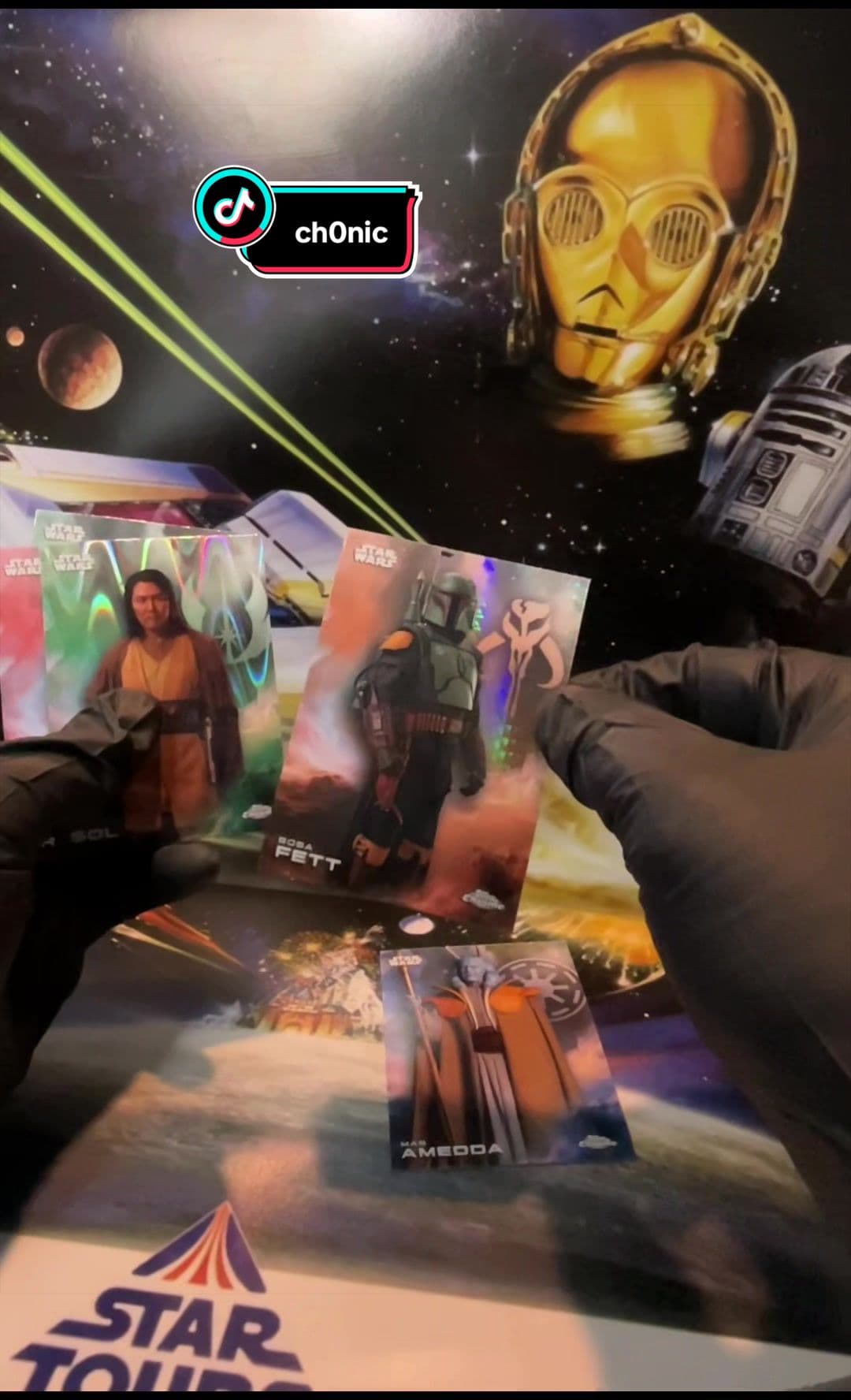 Hash tags Rippin the unpopular 2025 super box. #packopening #packbreak #cardpulls #toppsstarwars #starwarschrome
