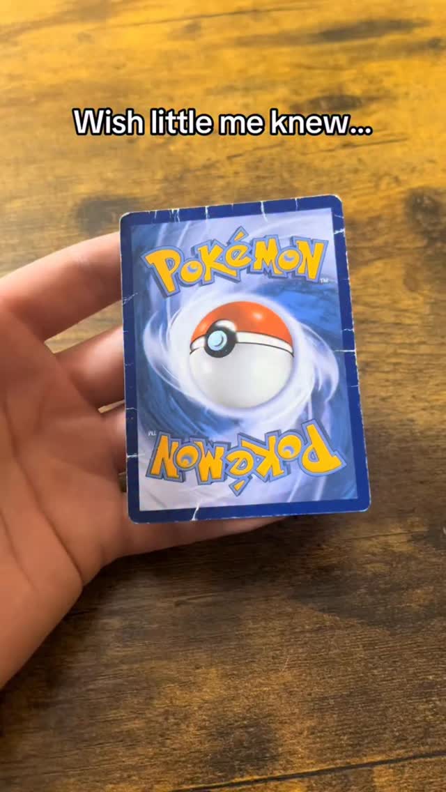 Really wish I would've taken better care of my cards when I was younger #pokemon #pokemoncards #pokemontcg #gengar #pokemoncommunity