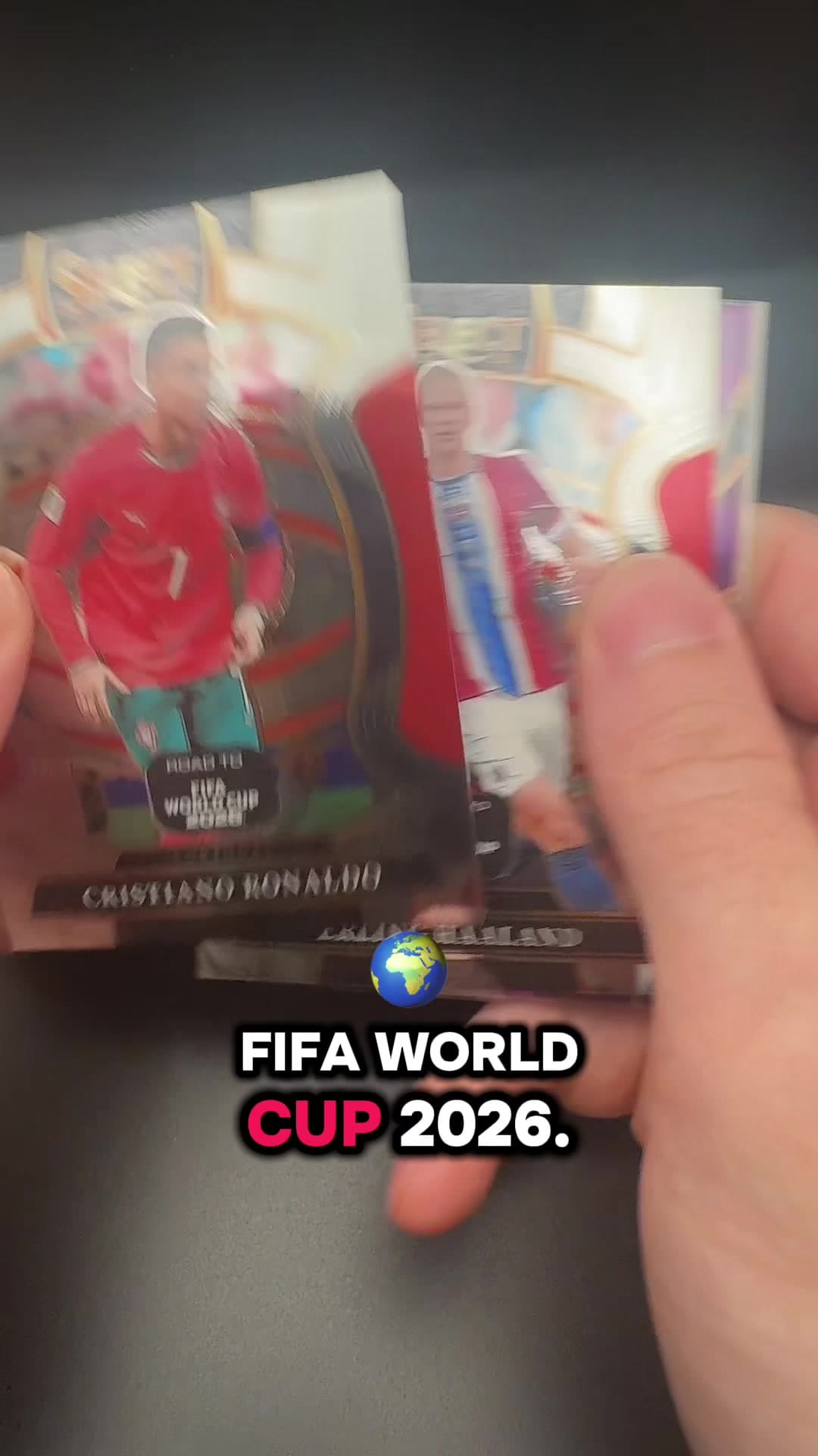 People were asking for soccer cards, so I went and opened some packs. Check the hits in the shop! #ronaldo #haaland #fifa #soccer #worldcup