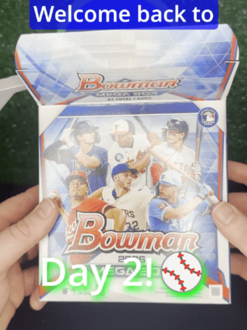 Ripping 2 2026 Bowman Baseball Mega Boxes Day 2 #tradingcards #sportscards #whodoyoucollect #unboxing #collectibles #cardbreaks #baseball #m