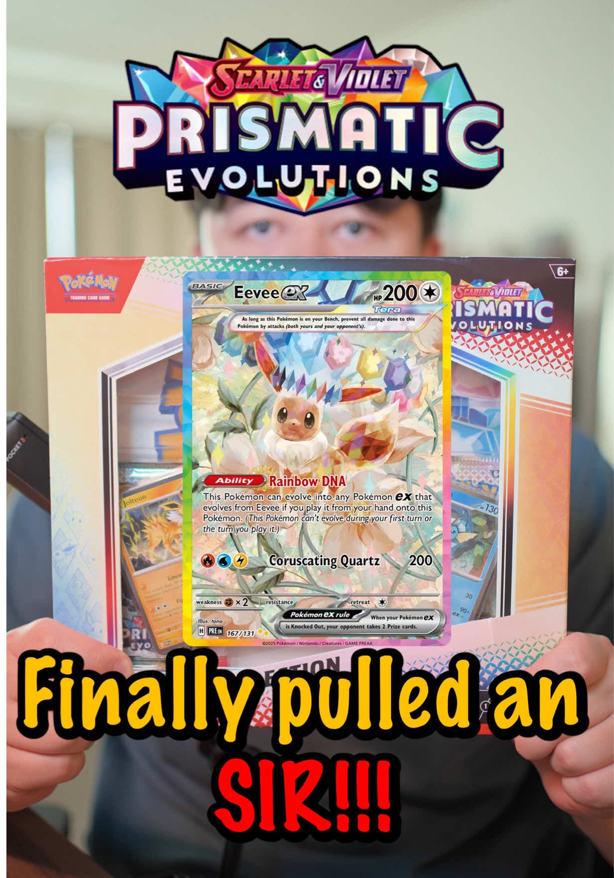 Pulling an SIR from Prismatic Evolution?! • @Pokémon Company Int’l @Pokémon/ポケモン【公式】 • #prismaticevolutions #pokemoncards #pokemonpacko
