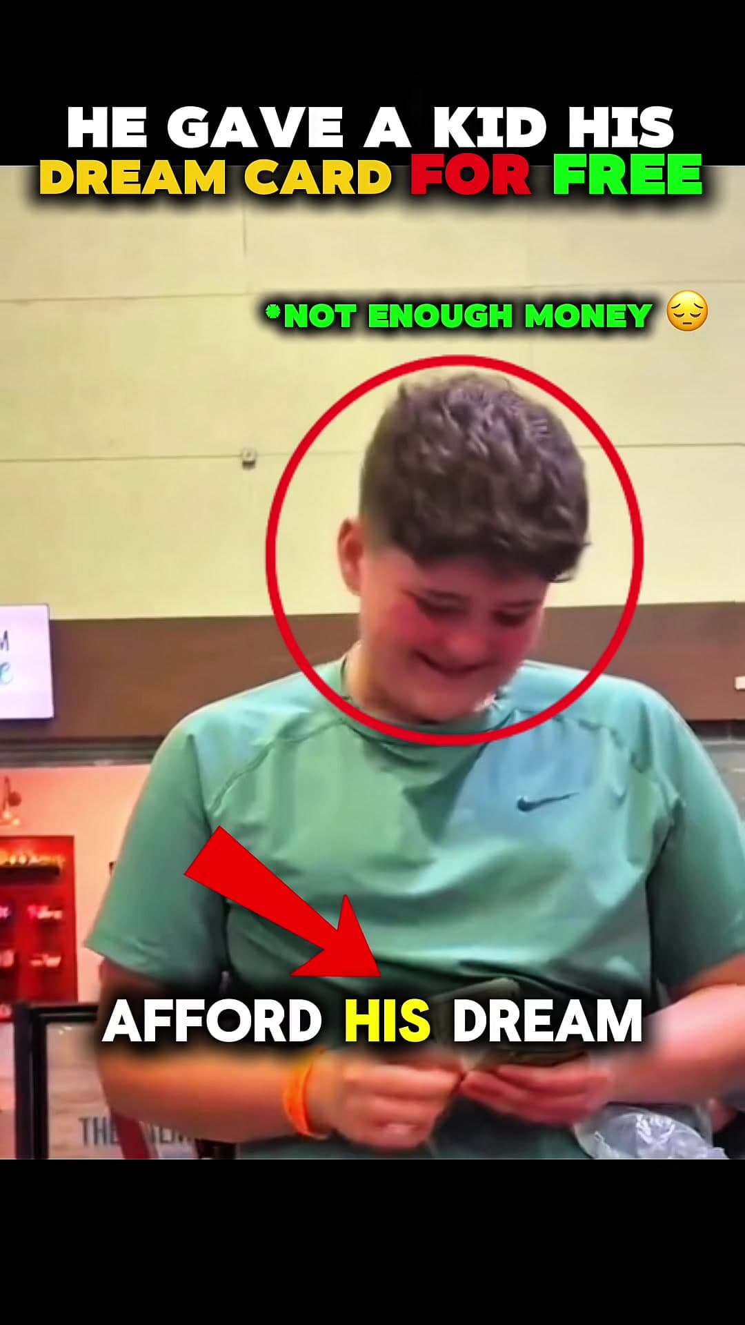 A kid couldn’t afford his dream card… so I gave it to him FOR FREE. 🥹❤️ This is what the hobby is all about. Would you do the same? 👇 @Bac