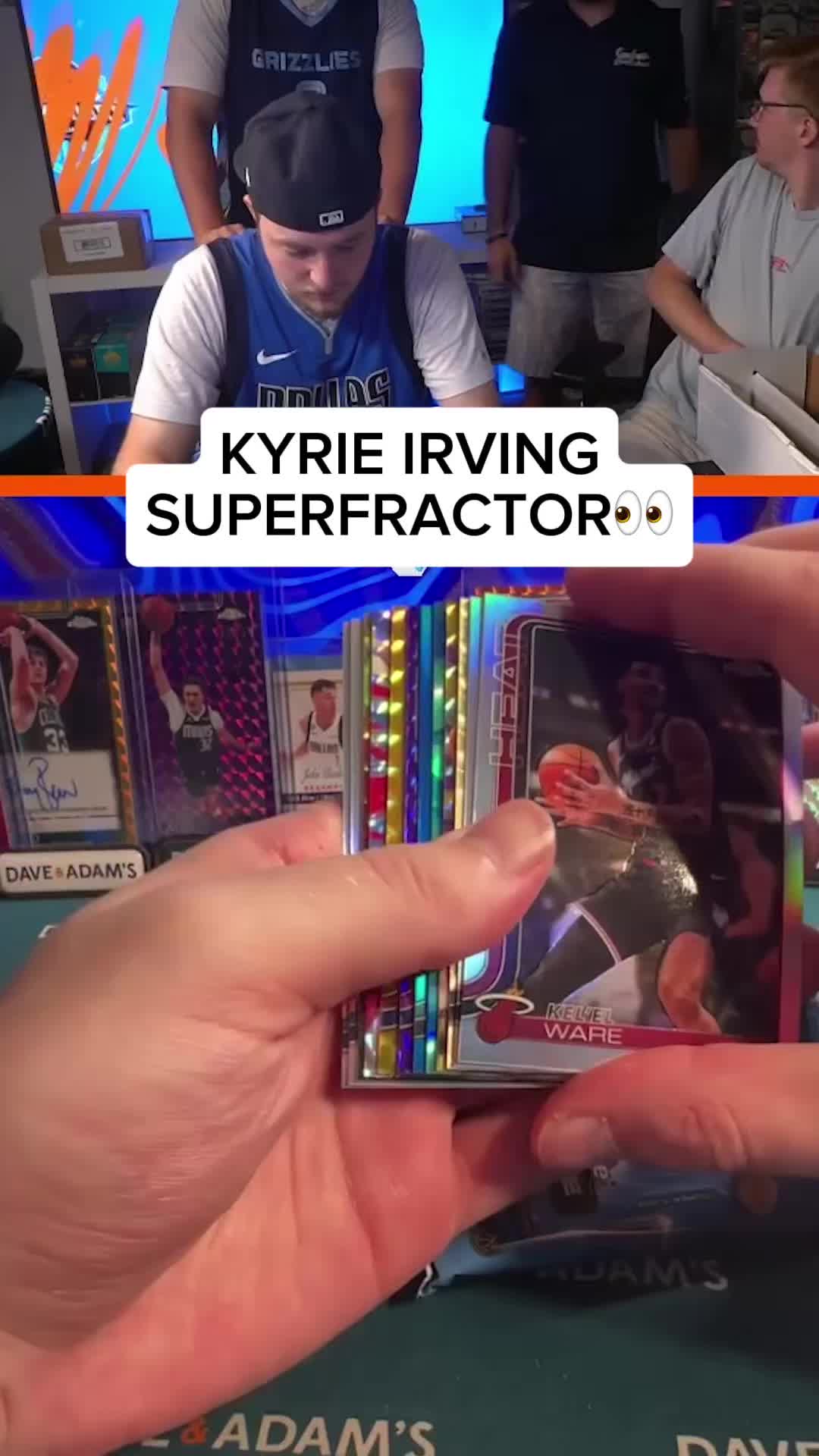 KYRIE 1/1🚀🚀🚀🚀🚀 We pulled this superfractor out of 25/26 Topps Chrome Update Basketball🤝 @Topps @dacardworld #nba #sportscards #topps #