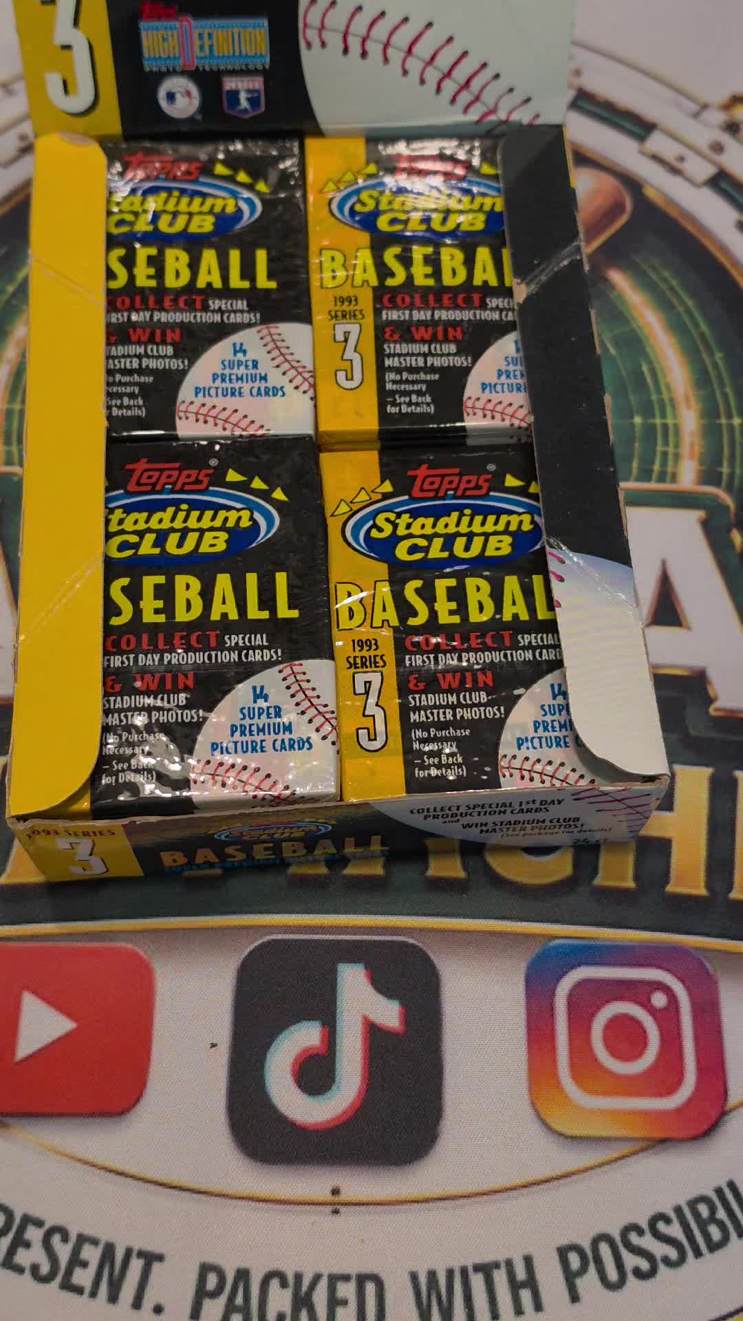 Stadium Club 1993 Series 3 Cards are so NICE But I think we might have an issue...#nostalgia #baseballcardsoftiktok #cardcollect #stadiumclu