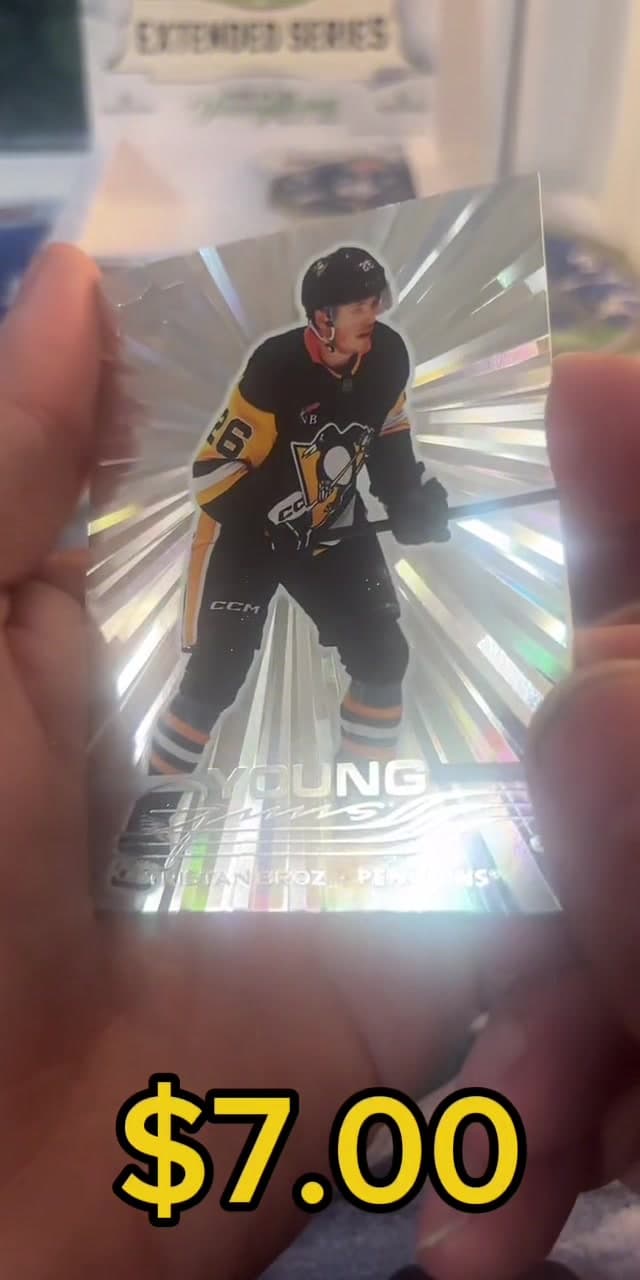 A clear cut and a Young Gun Outburst as we begin Hobby Box 2 of 2025-26 Upper Deck Extended Series #fyp #upperdeck #upperdeckhockey #hockey