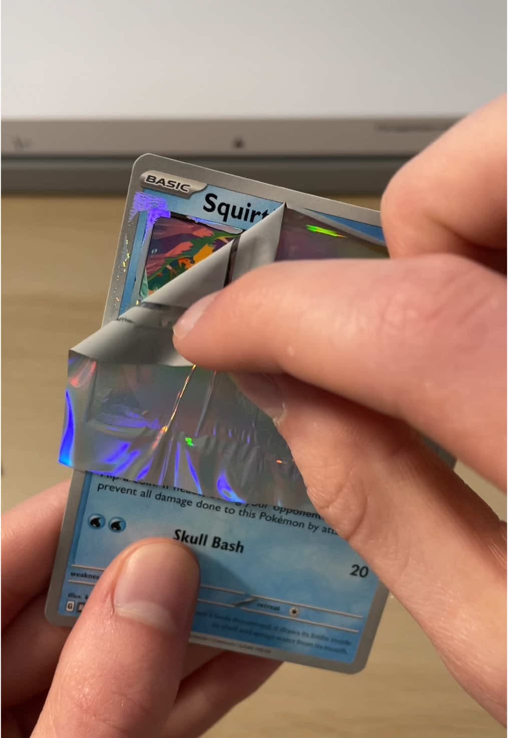 Unfortunately the foiling doesn’t always go to plan 😭
Here’s an extreme example of the laminator being too hot. I did fake it for the vide