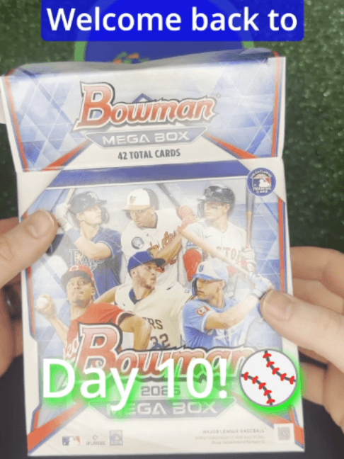 Ripping 2 2026 Bowman Baseball Mega Boxes Day 10 #tradingcards #sportscards #whodoyoucollect #unboxing #collectibles #cardbreaks #baseball #