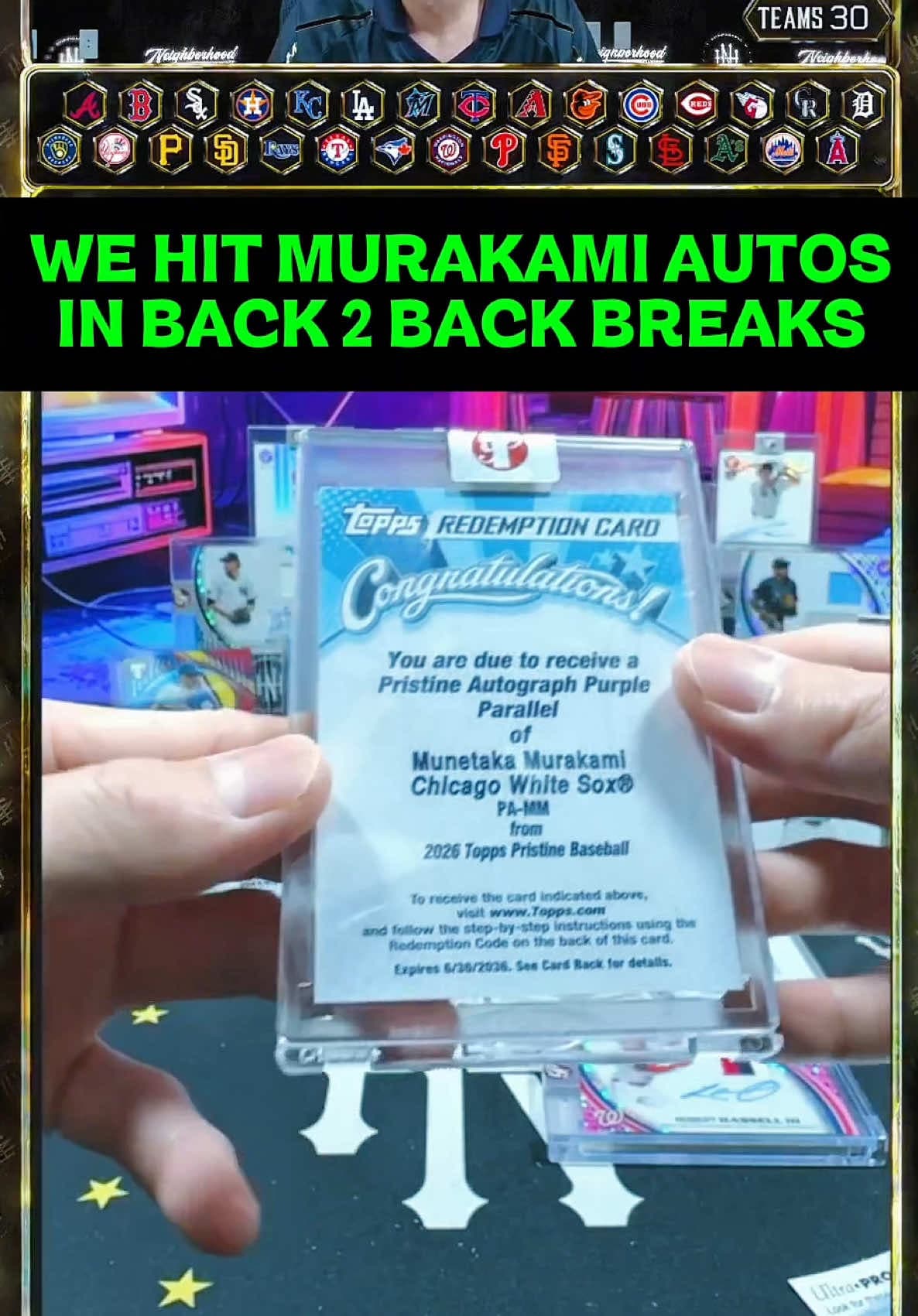 2026 Topps Pristine Baseball Hobby full case pick your team break in our shop now. Get a team and hop in the stream 📺 #toppsbaseball #base