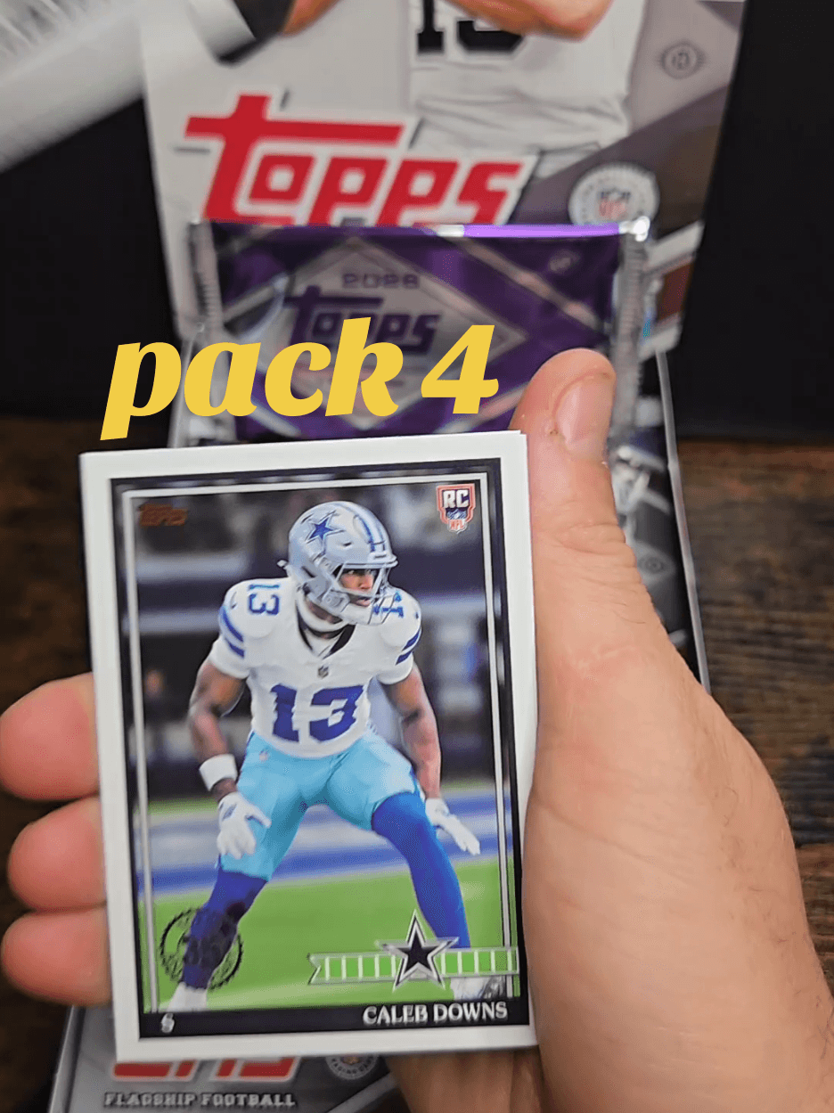 Today we are ripping into another pack of the 2026 TOPPS FLAGSHIP FOOTBALL chasing that case hit!! LETS GOOO!!#flagshipfootball #sportscards