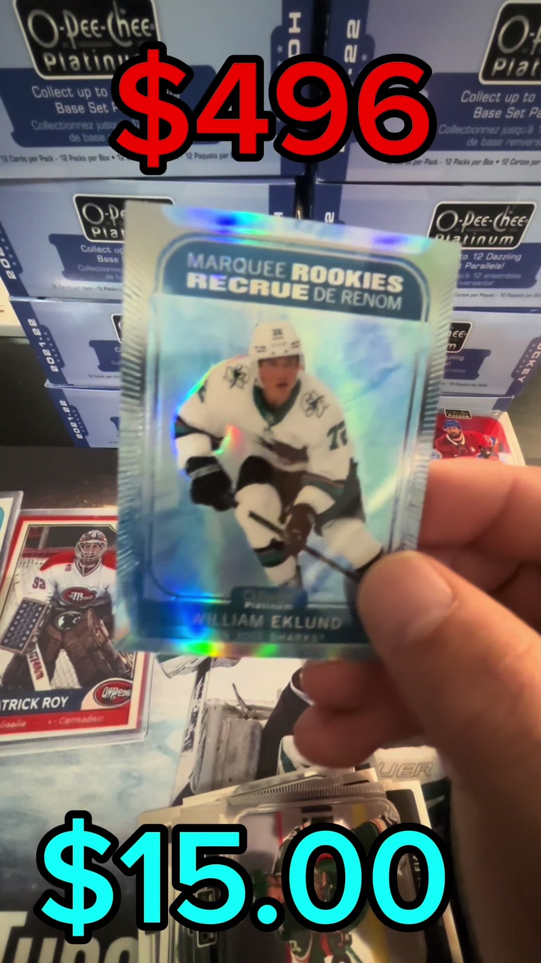 Still trying to get into the green with a discounted case of 2021-22 O-Pee-Chee Platinum. Part 3!!!! #upperdeck #fyp #upperdeckhockey #hocke