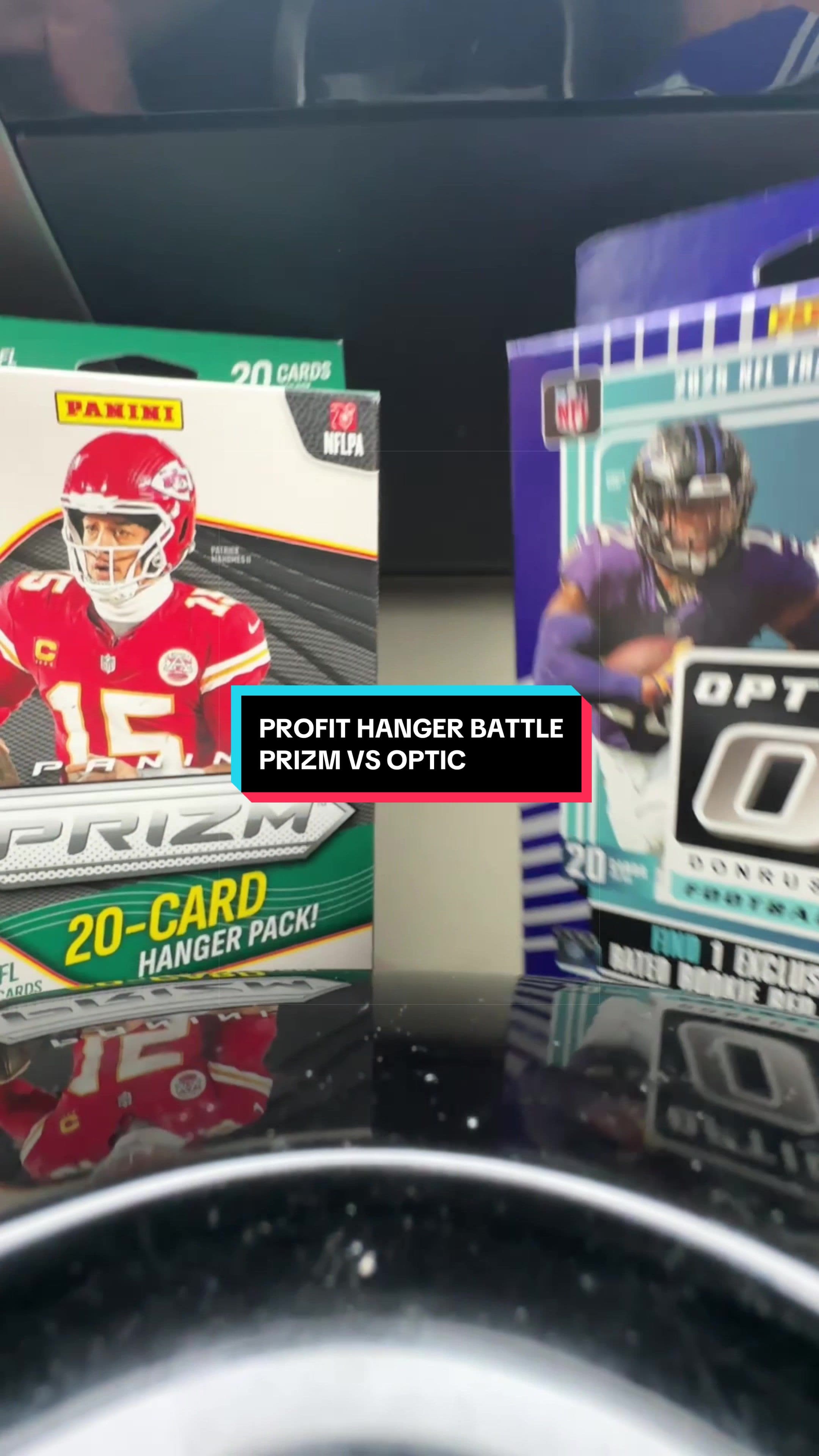 We have our first profit battle! Which panini product will go out on top? 2025 Panini Prizm vs 2025 Panini Optic #profitbattle #paniniprizm