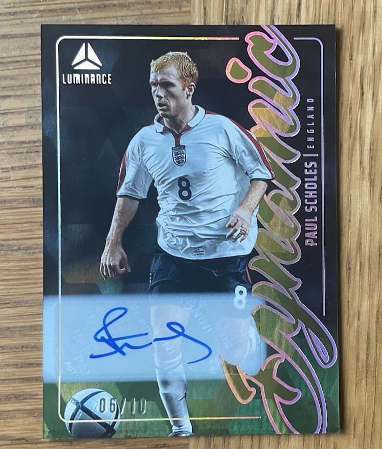 Paul Scholes autograph