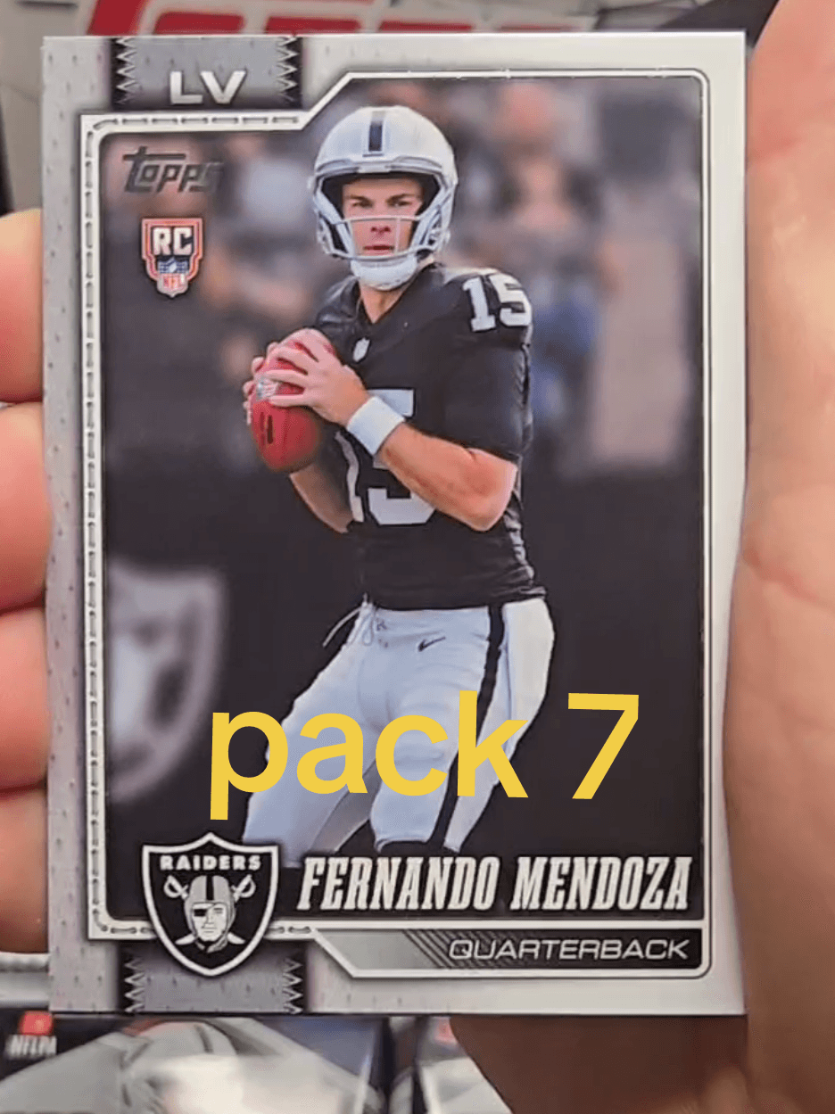 Pack 7 of 2026 FLAGSHIP FOOTBALL chasing a case hit#flagshipfootball #football #cardcollector #sportscards #topps
