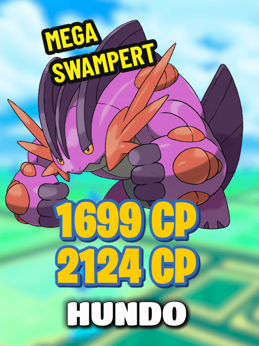 Mega Swampert is back in Mega Raids in Pokemon GO and here's the Hundo CP and best Counters! You can solo it! Are you farming the Shiny or