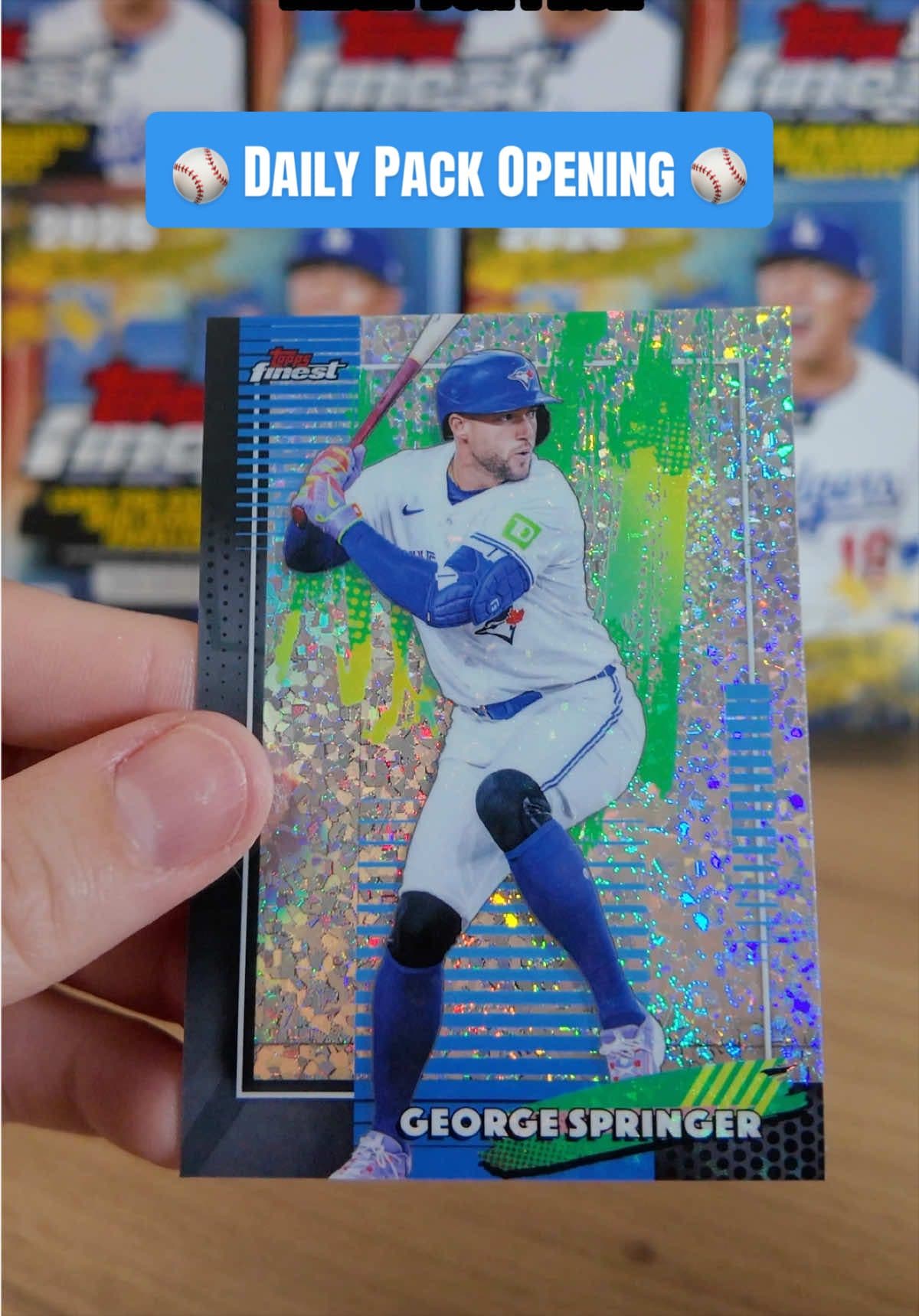 ⚾️ Daily Pack Opening ⚾️ 2026 Topps Finest Baseball Mega Box Pack #Topps #MLB #sportscards #hobby #collx eBay code: Socialvideo2026 for $