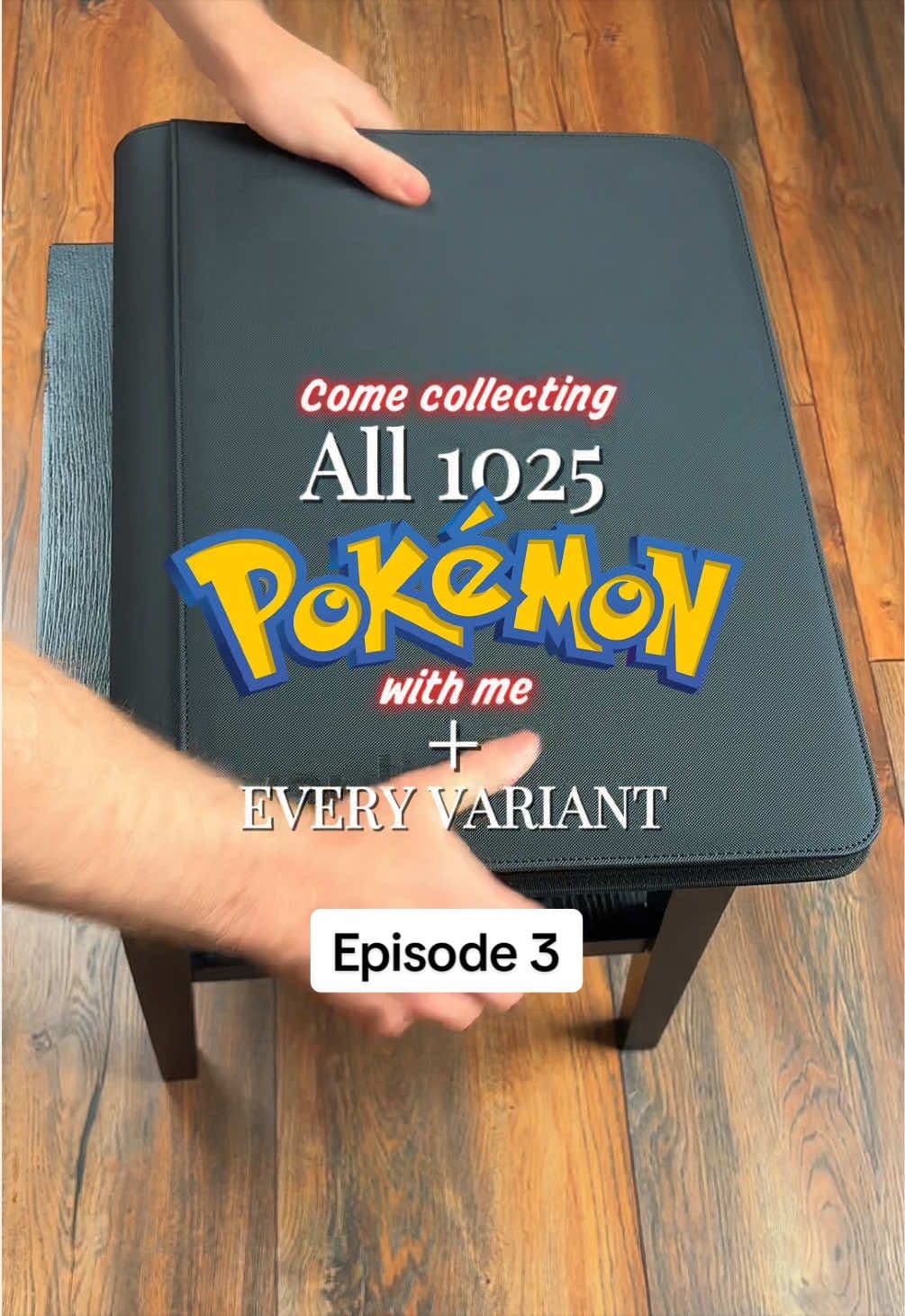 Catching all the 1025+ Pokémon in the binder 😎 - Ep. 3 Filling the entire binder with all the Pokémon from the pokedex + all the mega’s and