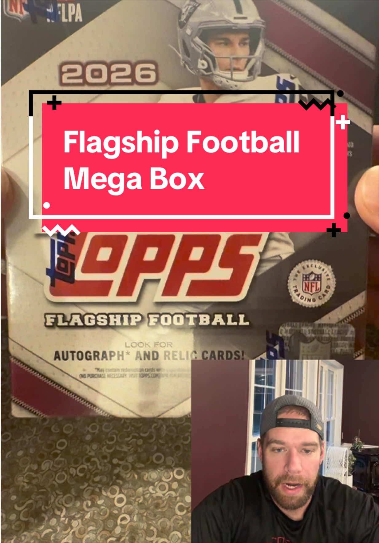 Topps Flagship Football Mega Box — Part 1 of 2 🏈🔥 First look at the new era of Topps football… can we hit something BIG before the box is