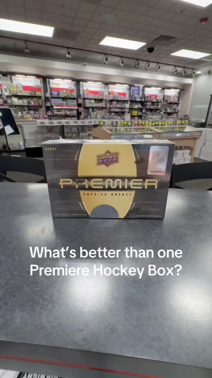 2025-26 Upper Deck Premier Hockey Hobby Boxes Available Now (In-Store Only)!!! #cards #collectibles #hockey #cardcollector #newrelease