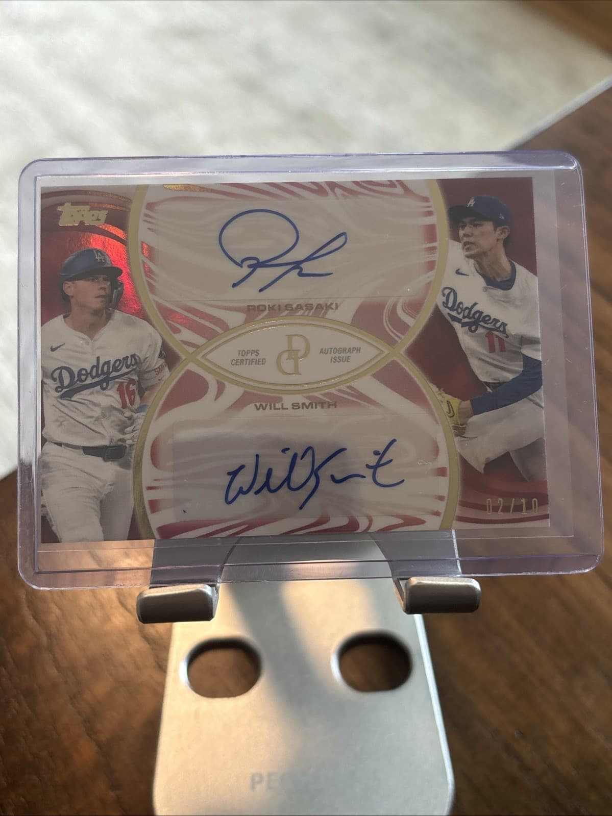 Dual-autograph Red parallel (/10)