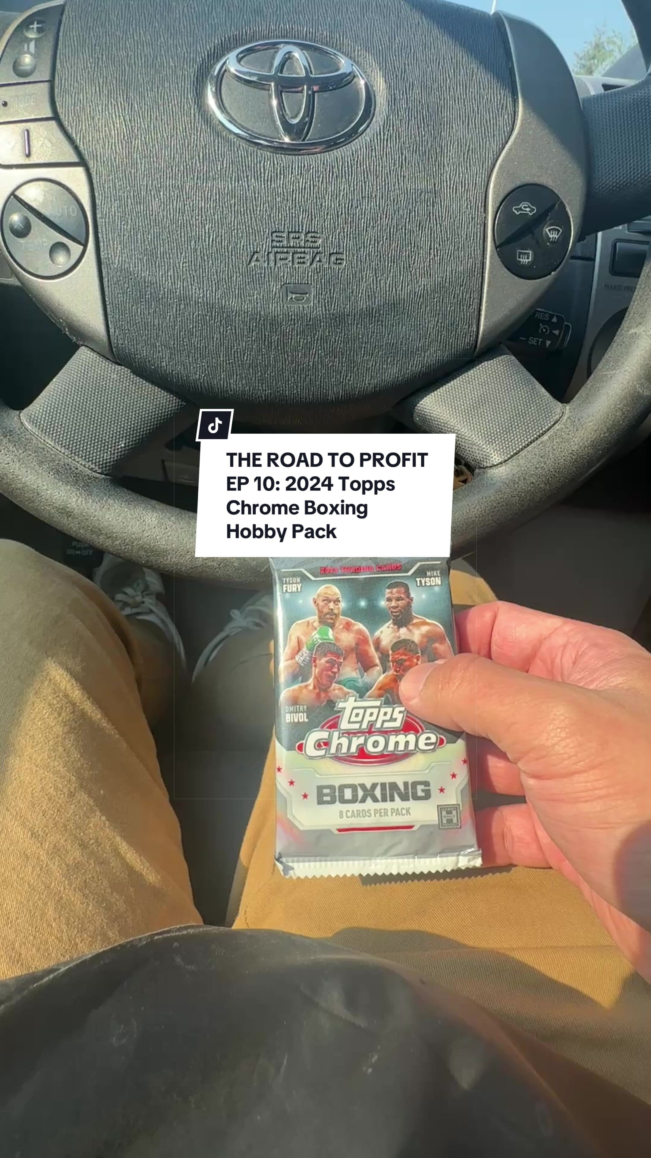 We are already 10 episodes in! Can we inch closer to the green? #roadtoprofit #toppschrome #boxing #sportscards #packrips