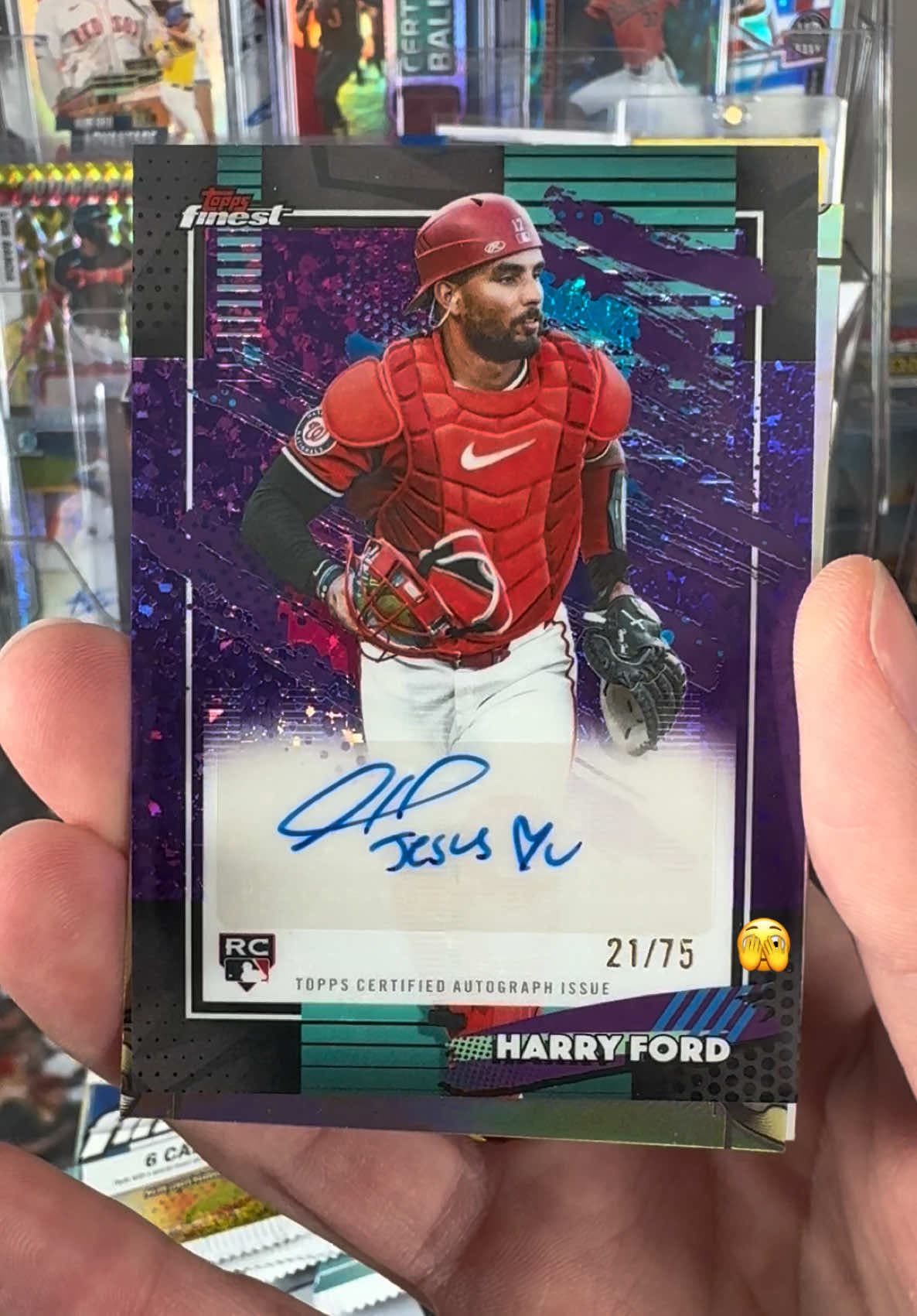 I think we may have made our money back off this box here‼️🫣⚾️✍️👀 2️⃣0️⃣2️⃣6️⃣ @MLB @Topps Finest Box Rip ✌️‼️ #301tradingcards #mlbcards