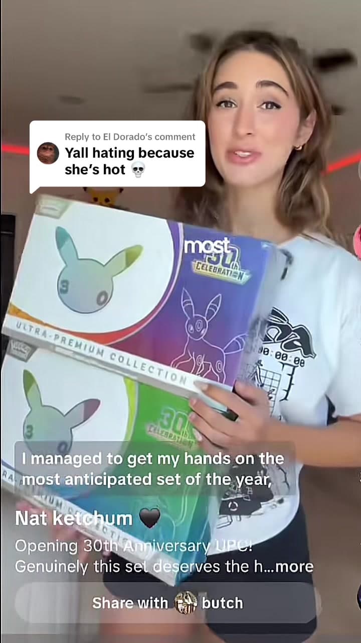 Replying to @El Dorado REALLY? Defending someone by reducing them to their looks is a problem in itself…smh #pokemon30thanniversary #pokemon