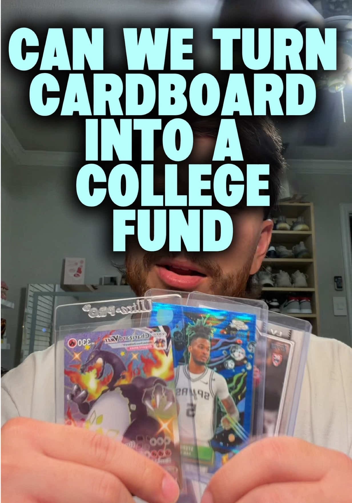 This is college fund cards, follow along as we attempt to turn cards into a college fund. I’ll be ripping cards I like plus suggestions from