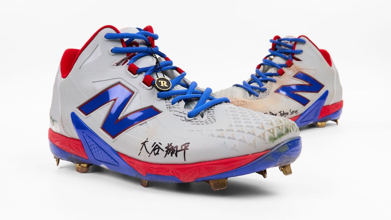 Ohtani's Tokyo Series Cleats Just Set the Baseball Footwear Auction Record