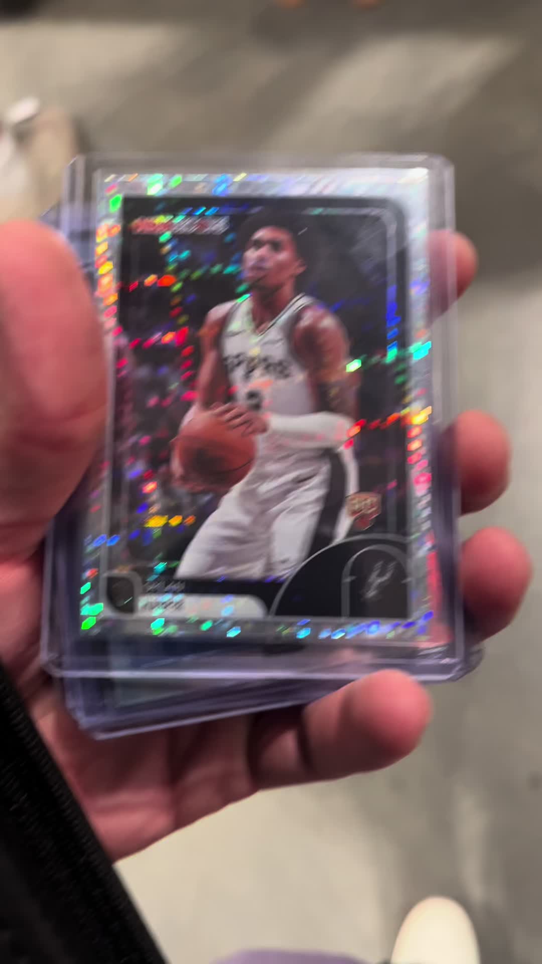 Got a ton of fun stuff at the @Denver Card Shows!! Will be back forsure! Starting with a box of the @Topps NBA hoops! • • • #tradingcards #