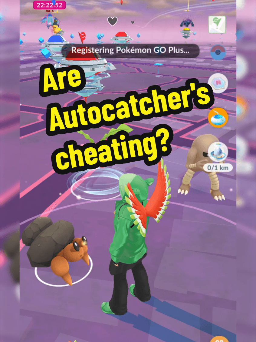 Do YOU think using Autocatcher's is cheating in Pokemon GO? #pokemon #pokemongo #pogo #pokemoncommunity #pokemontiktok