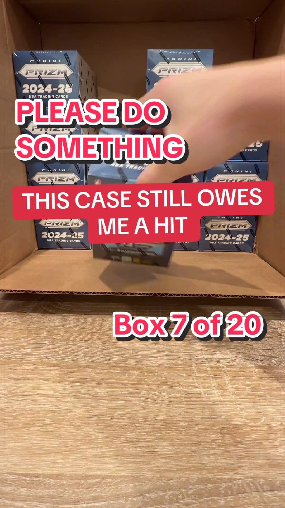 Box 7 of the Prizm case and I’m still waiting for this thing to wake up. At this point, I just need one box to actually give me something wo