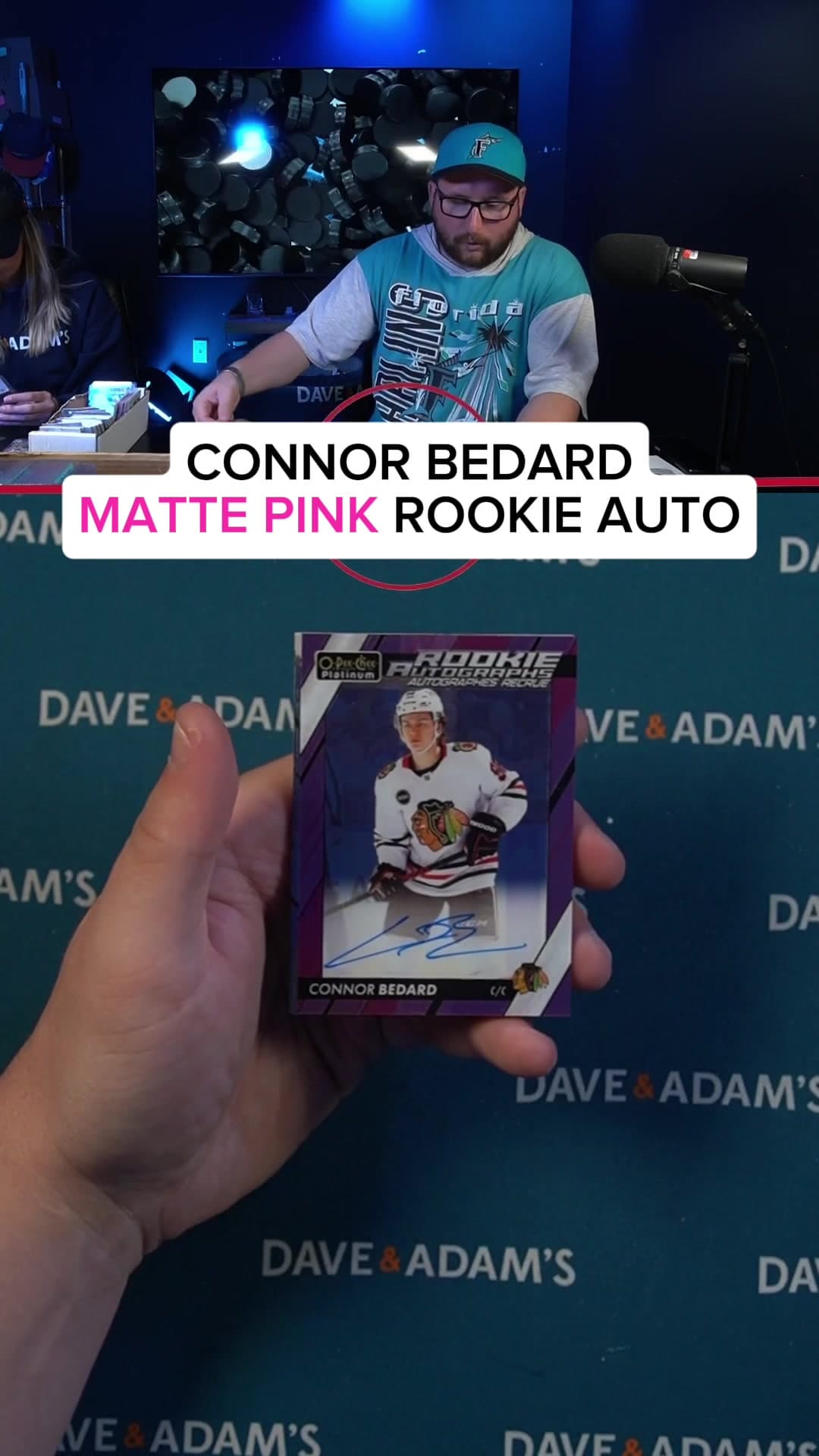 NO SHOT🤯🤯🤯🤯 Connor Bedard pink rookie auto from OPC Platinum😱 @dacardworld #upperdeck #nhl #connorbedard #sportscards #thehobby