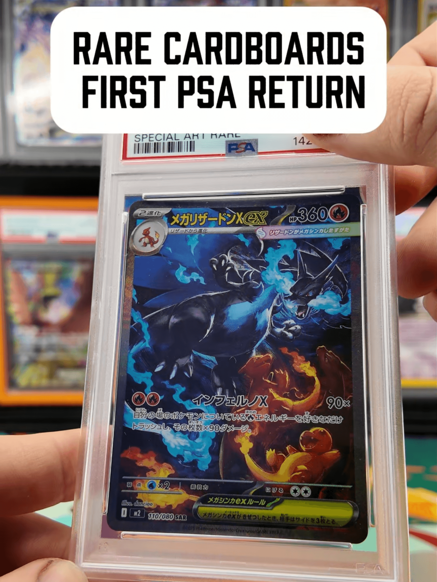 PSA Return! Mega Charizard X EX!
Got our first PSA card sub back! This is our first card from the channel that we have graded and cant be