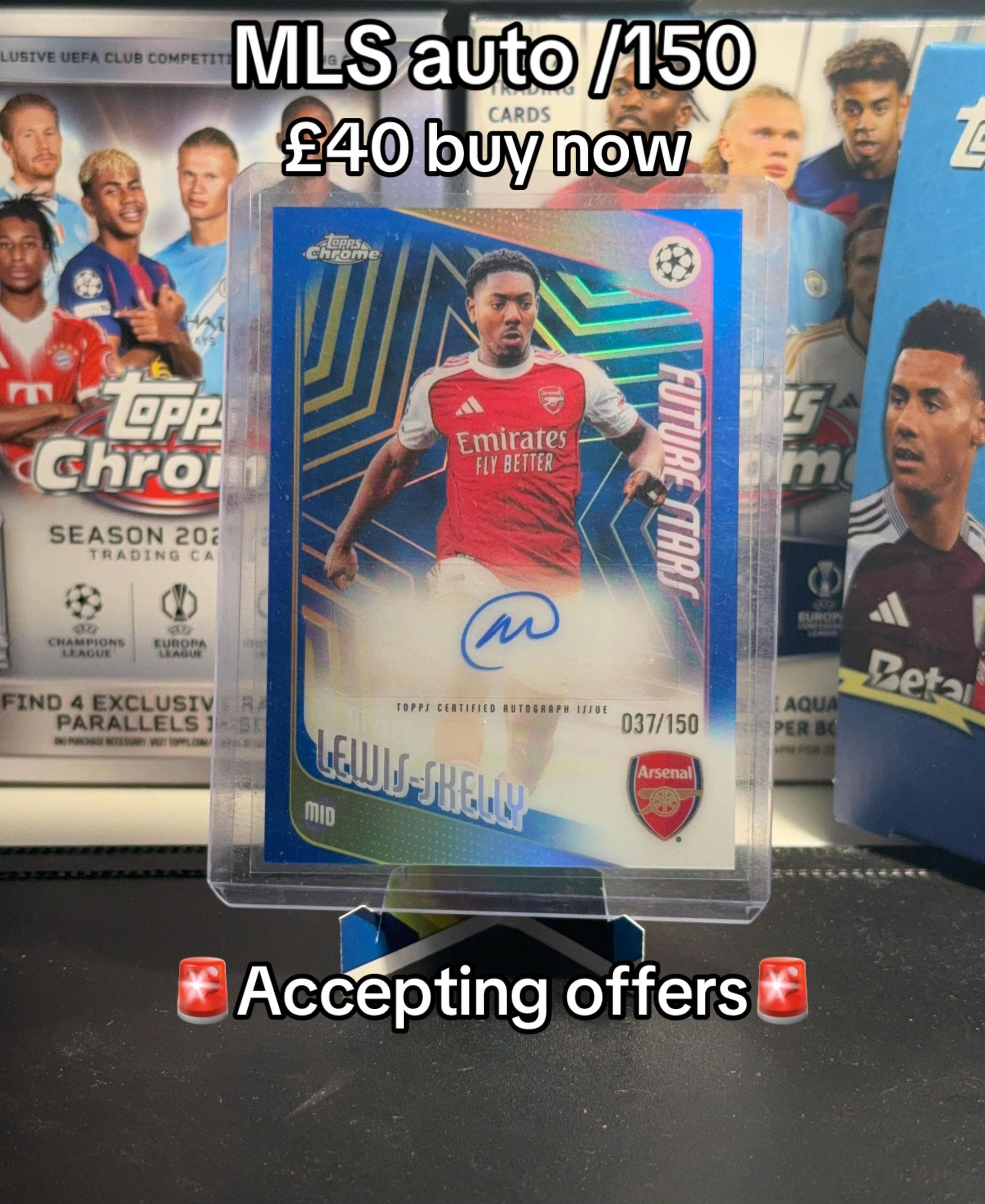 Prem winner ✅ #footballcards #topps #chrome #arsenal #auto