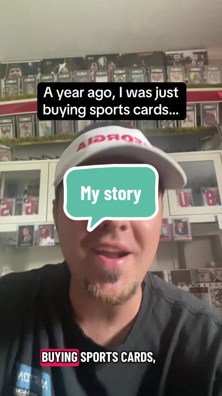 What started as buying sports cards turned into card grading, collecting Georgia Bulldogs, learning to paint, and meeting some incredible pe